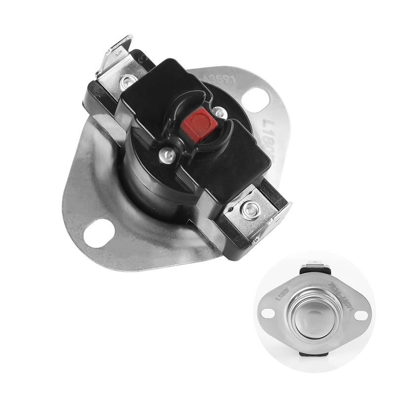 uhzz 7624A3591 Furnace Limit Switch, Compatible with Coleman Furnace Replacement Limit Switch, for Coleman and York Furnace, Limit Switch for Furnace L180F - Image 1